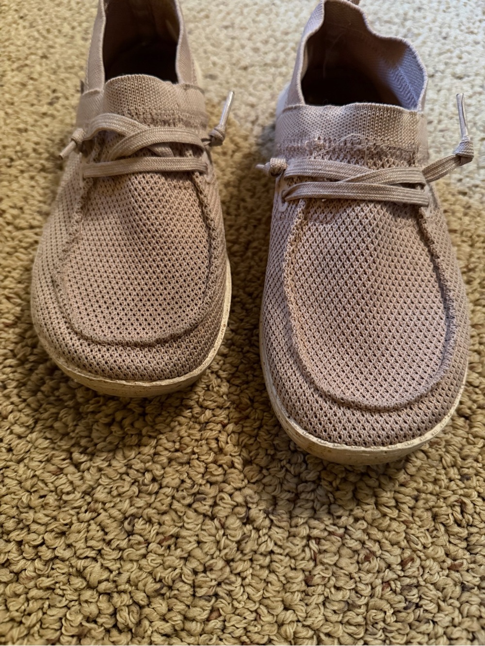 Hey Dude Women's Slip-On Sneakers in Light Mauve